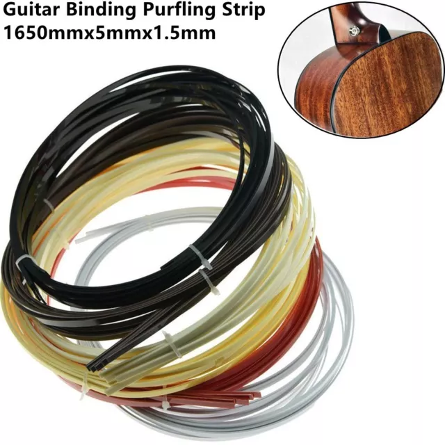 Guitar Guitar Binding Purfling Strip Strip Parts 1650mmx5mmx1.5mm 5mm High
