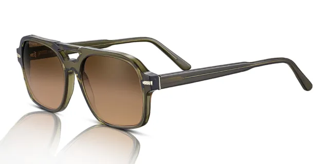 Serengeti Marco SS602003 Hombre Gafas Cristal Verde Oscuro/Marrón Polarizado