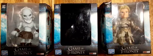 The Loyal Subjects Game of Thrones 3 Action Vinyl figures- NIB