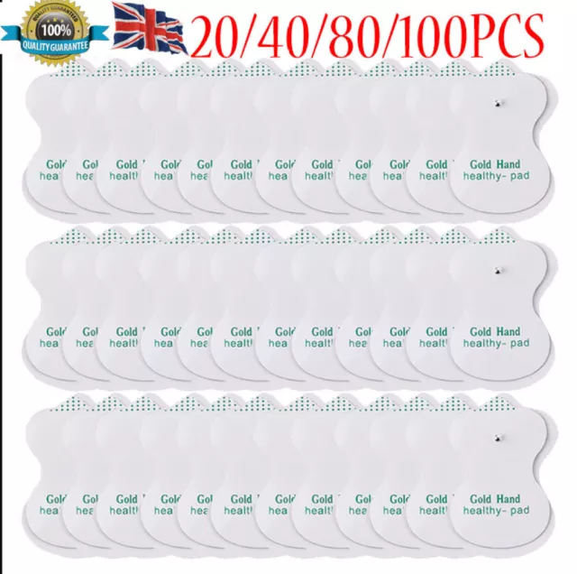 100/80x Tens Machine Replacement Electrode Massager Pads Self-Adhesive Reusable