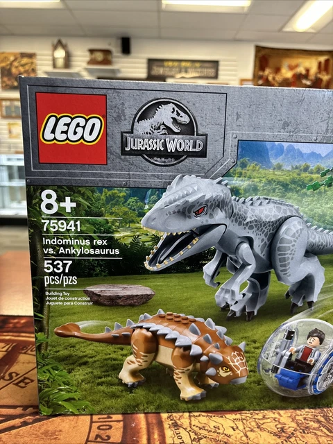 LEGO JURASSIC WORLD Indominus Rex vs. Ankylosaurus 75941 parc retraité ...