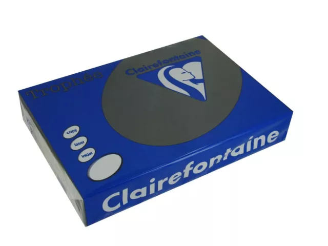 Clairefontaine Trophee Farbiges Papier 160g/m² / 210g/m² A4 schwarz black