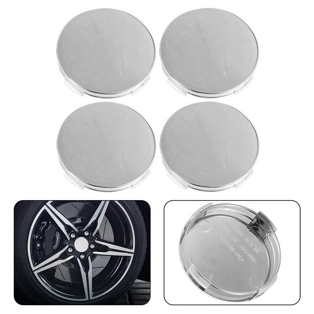 Elegante copertura tappo mozzo tono argento compatibile con la maggior parte del