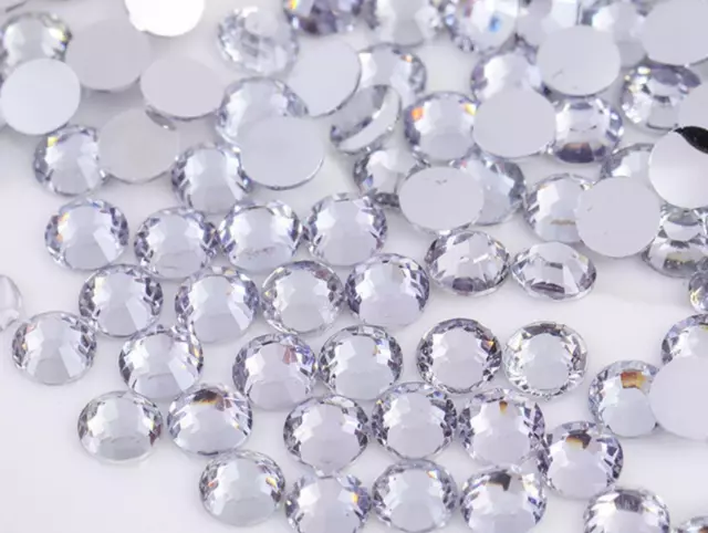 1000 Rhinestones Gems Crystal Pearl Nail Body Art Face Festival