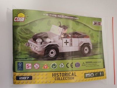 COBI 2402 VW tipo 82 Carrello portavasi Dak WWII 195 elementi costitutivi/1 personaggio Nuovo Ovp Top 