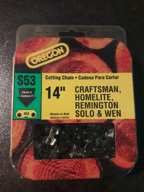 Oregon 14" saw chain. 3/8 pitch, .050 gauge