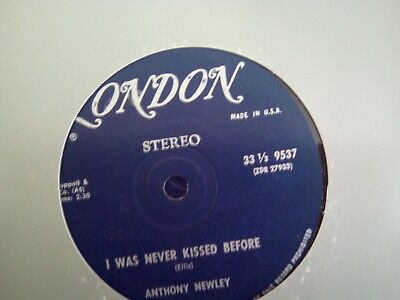 anthony newley i was never kissed before 33rpm