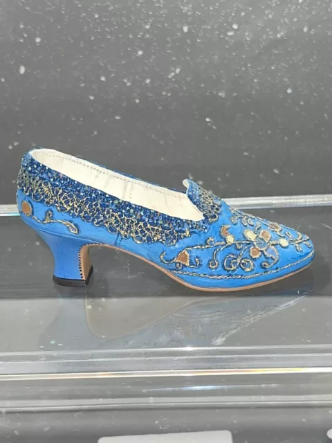 Just the Right Shoe The Empress  blue gold 25012 Raine 1998 Vintage cake topper