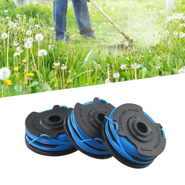 StarRing Trimmerfaden Für Wolf GT840 GT850 - 3x Ersatzspulen 0,6mm, 2x5m Länge