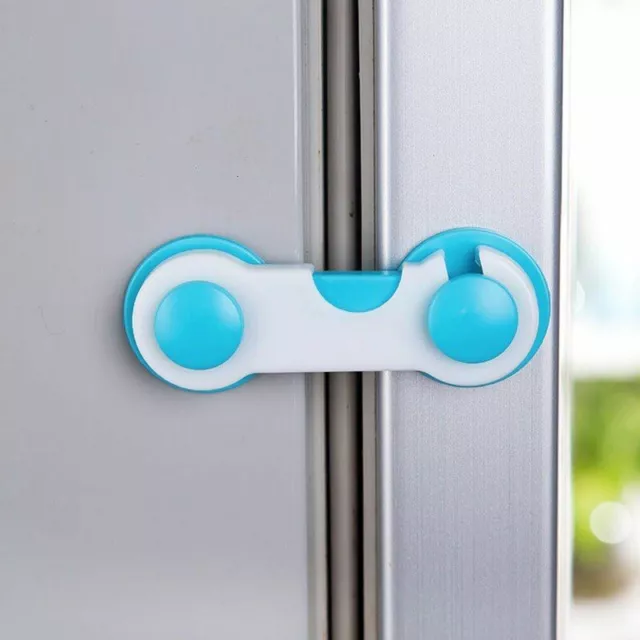 Baby Safety Lock Drawer 5pcs Cabinet Refrigerator Child Kids Security Protection