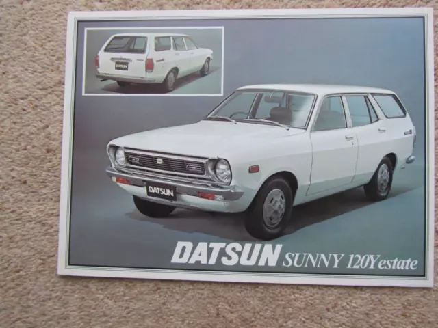 Datsun Sunny 120Y Estate 1977 Brochure