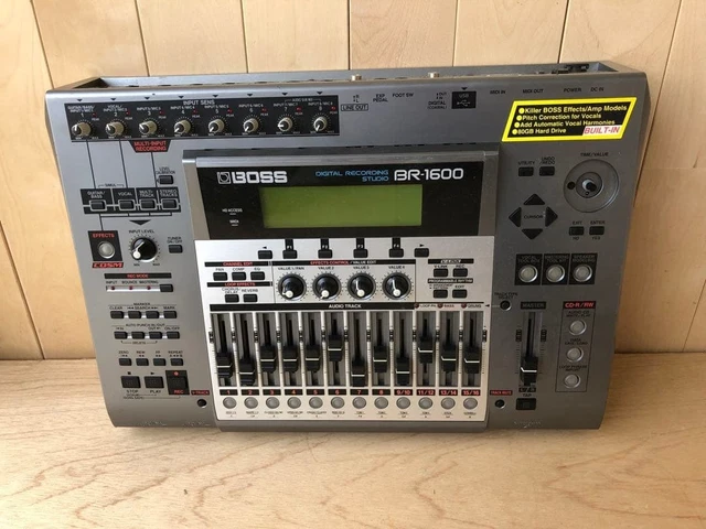 BOSS BR-1600CD TESTED Digital Record Studio Multi Track Recorder