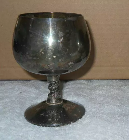 1 F.B.ROGERS Wine / Spirits Goblet  4.25 " Tall    Made in Spain