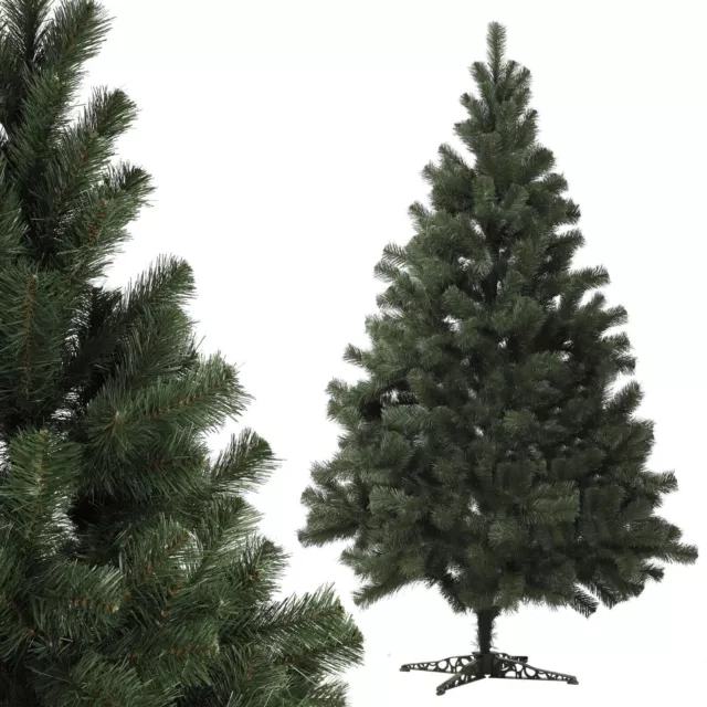 KADAX Árbol de Navidad, Abeto alpino 220, árbol de Navidad artificial de...