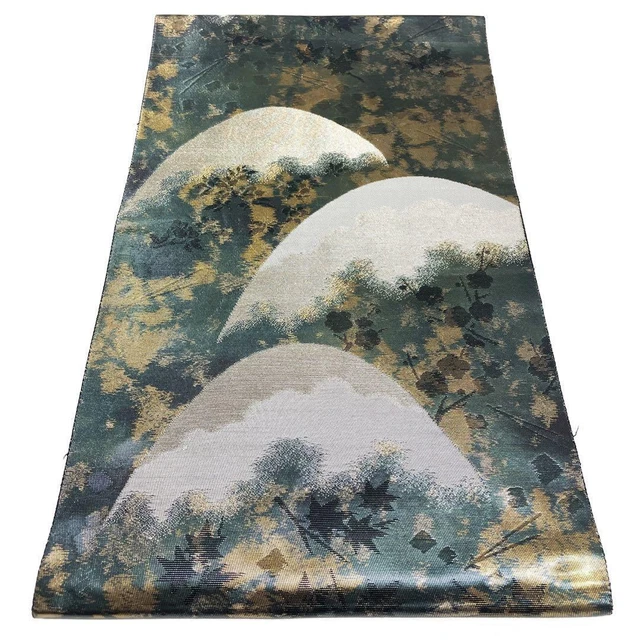 Japanese Kimono Belt Fukuro Obi Pure Silk Vintage Antique Japan 5259