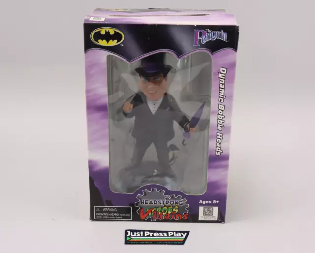 Monogram Masterworks DC Headstrong Villains The Penguin Dynamic Bobblehead NOS