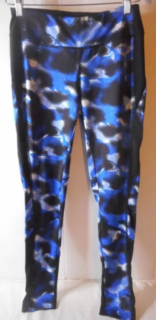 AVIA LEGGINGS WOMENS S Blue Black Estilo Patterned Athletic Pull-On  Activewear £15.01 - PicClick UK
