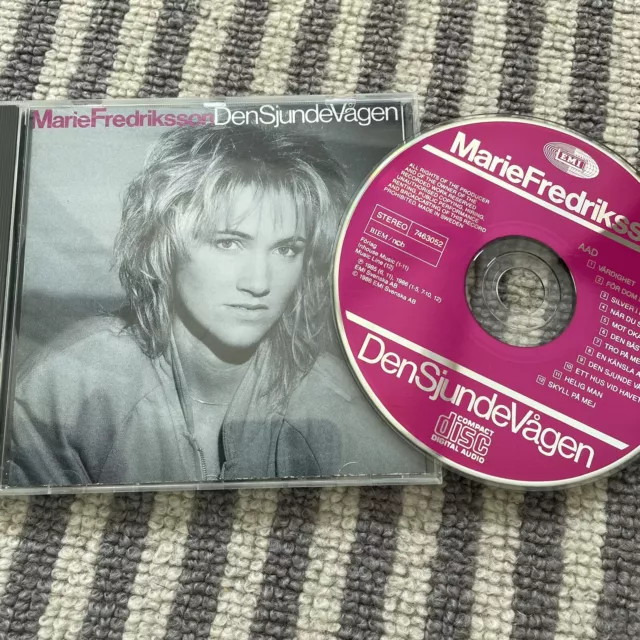 Marie Fredriksson Den Sjunde Vagen Rare Swedish CD - Roxette