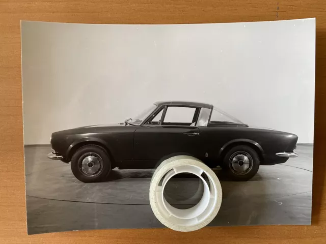 Foto Press originale FIAT 124 Sport Coupe’ Speciale 2 posti  PININFARINA 1966