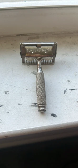 VINTAGE AMERICAN SAFETY Razor Co - Ever-Ready Patented March 24, 1914 ...