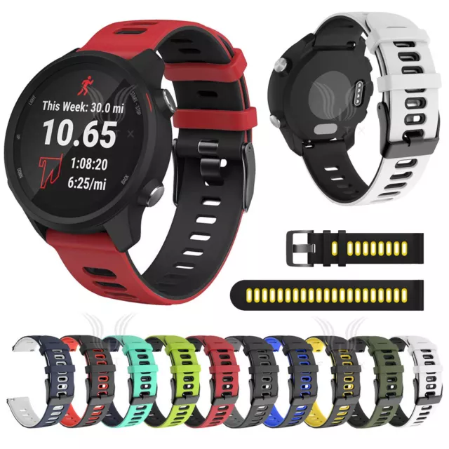 Für Huami Amazfit GTS 4 3 2 Stratos 3 GTR 4 3 2 Dual-Layer Silikon Sport Armband