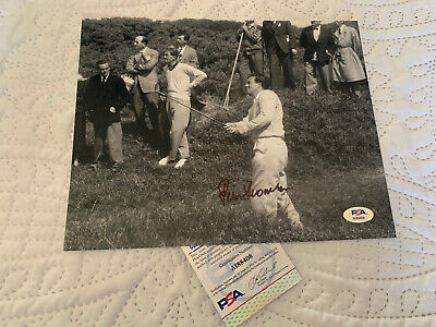 Peter Thomson Signed 8 X 10 Photo Autographed Golf PSA/DNA Authenticated COA
