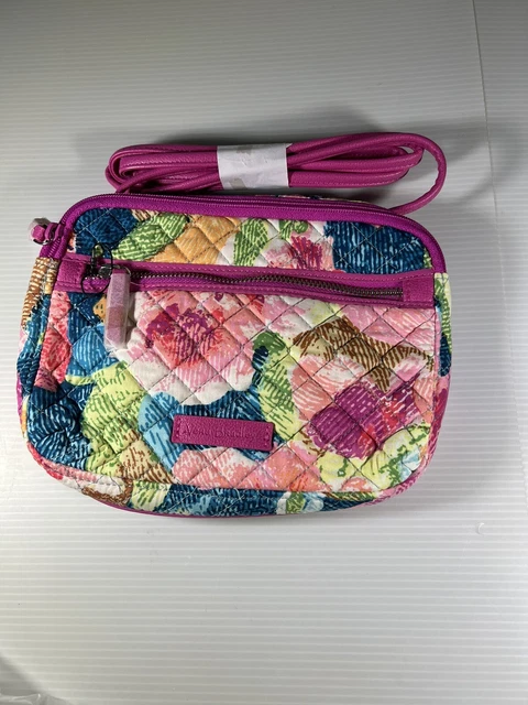 NWT Vera Bradley Little Iconic RFID Crossbody Bag Superbloom
