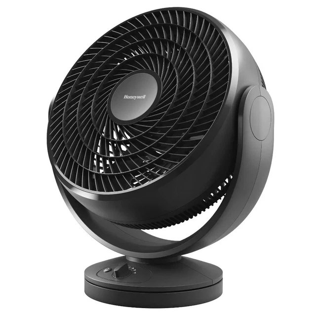 Turbo Force Oscillating Floor Fan Black