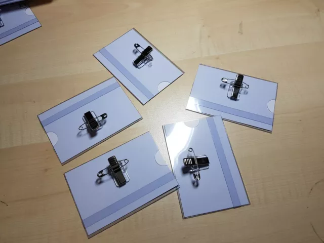 45 x 13 mm, 2 Magnete Magnet für Namensschilder, selbstklebend