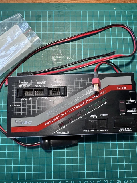 HITEC MULTI CHARGE-A-MATIC 2 CG-320 - Battery Check & Delta Peak 