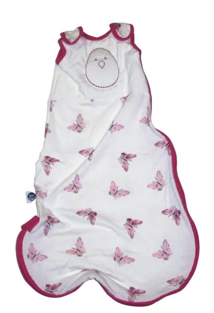 Nested Bean Zen Sack PREMIER Small 0-6 Month 7-18 LBS Weighted Pink Butterfly