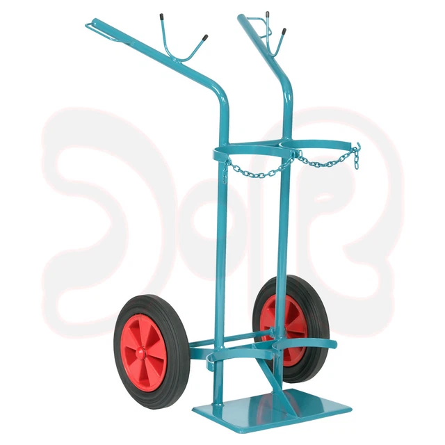 Scapp Autogen Carrello Bombole Del Gas per 2 X 50L Contenitore Gas Nuovo
