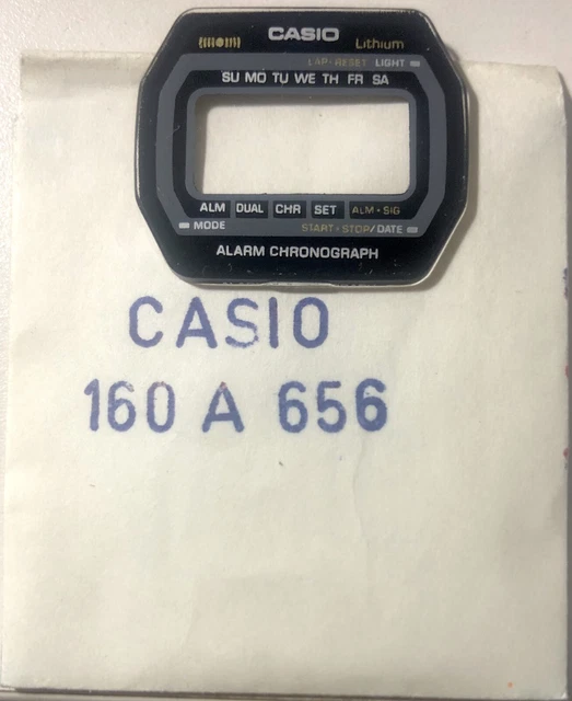 Verre Minéral Pour Casio F-12 - Plexi De Rechange Vintage - Neuf (ancien Stock)