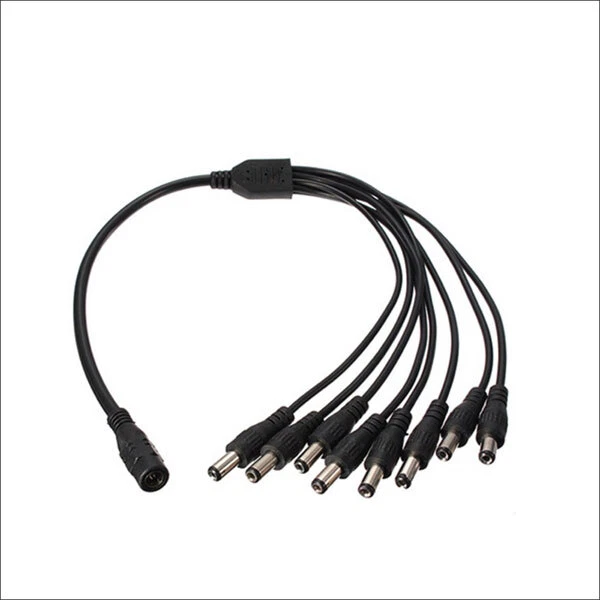 Tiger Power Supplies TP-SPLIT-8 2.1mm Câble Répartiteur 1 Pour 8 Voie 20AWG 2A /