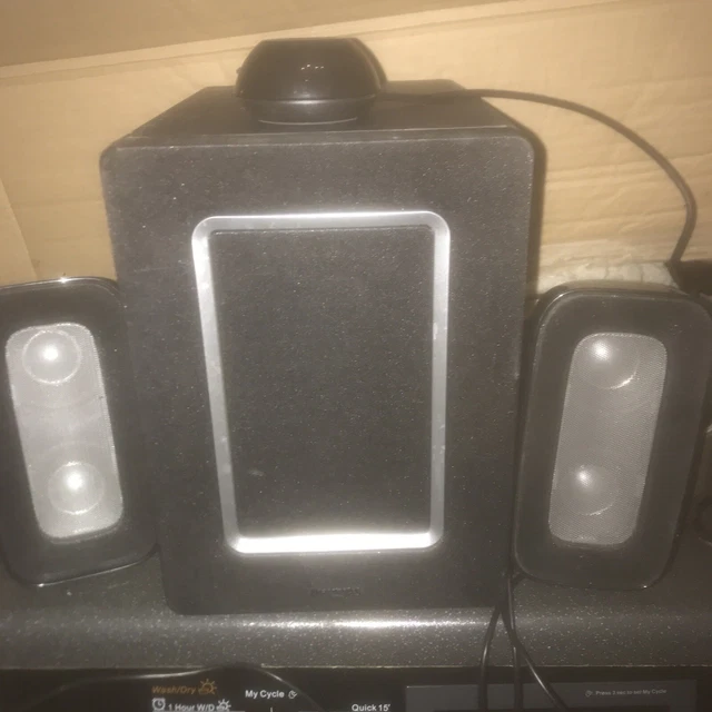 PHILIPS SPA4310/10 2 Speaker & Subwoofer Multimedia Speaker System £24.
