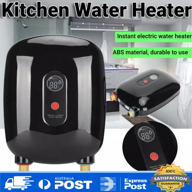 4000W Instant Electric Tankless Hot Water Heater Kitchen Bathroom Shower Sink