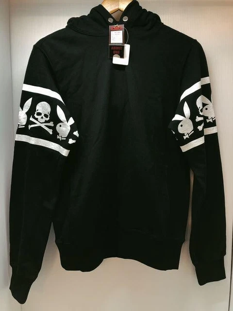 Mastermind JAPAN THEATER8 PLAYBOY Skull Hoodie Sweatshirt Size S BLACK Mint used