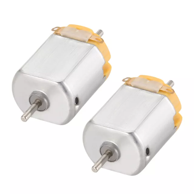 DC Motor 3V 15000RPM 0.1A Electric Motor Round Shaft for RC Boat Model 2Pcs