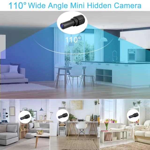 Mini Spy Camera WiFi HD 1080P Hidden IP Night Vision Camcorder Home Security Cam 3