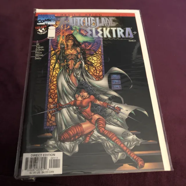 Witchblade Elektra Devils Reign Chapter 6 Top Cow Comics 9.6 VF