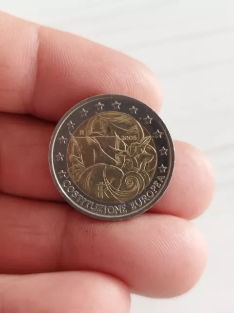 monedas de 2 euros Italia 2005.Km Usada.