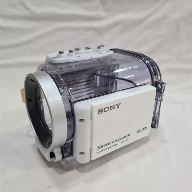 Paquete deportivo para videocámara submarina Sony SPK-HCD. Hecho en Japón