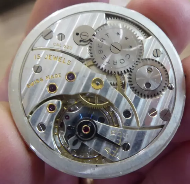 Rare Cortebert Cal 620 Antique  Gents Pocket Watch Movement Working