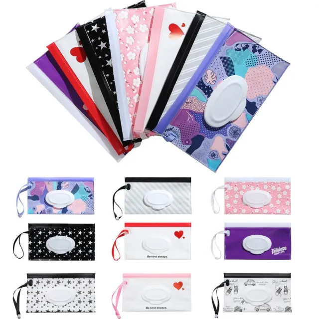 Product Snap-Strap Stroller Accessories Wet Wipes Bag Tissue Box Cosmetic Pouch
