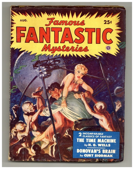 FAMOUS FANTASTIC MYSTERIES Pulp Sep 1945 Vol. 6 #6 GD Low