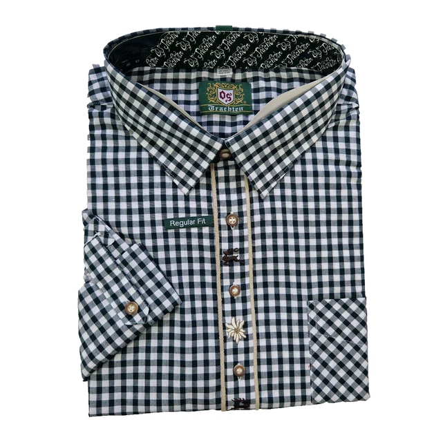 Camicia folcloristica "OS" camicia uomo maniche lunghe taglia 51-52/5XL