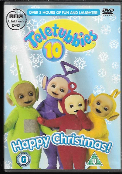 TELETUBBIES 10 BBC Happy Christmas! Genuine R2 Dvd Over 2 Hours Of Fun