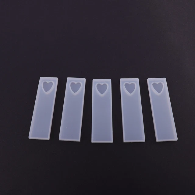 5pcs Bricolage Cristal Époxy Moule Artisanat Résine Moules