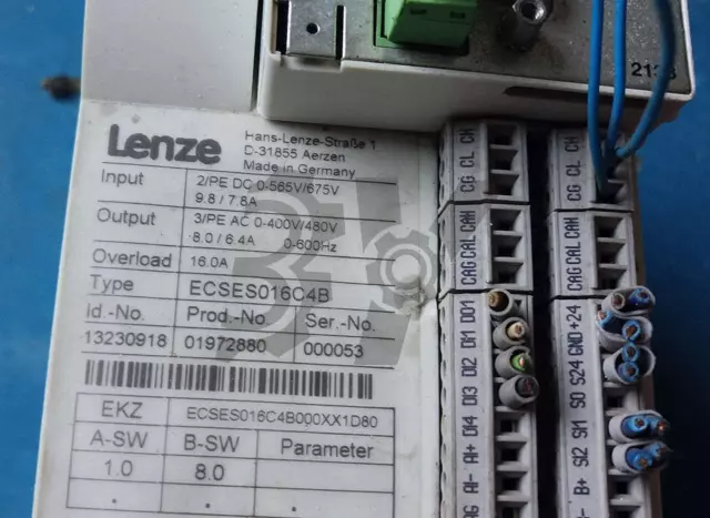 USED 1PCS LENZE Servo driver ECSES016C4B