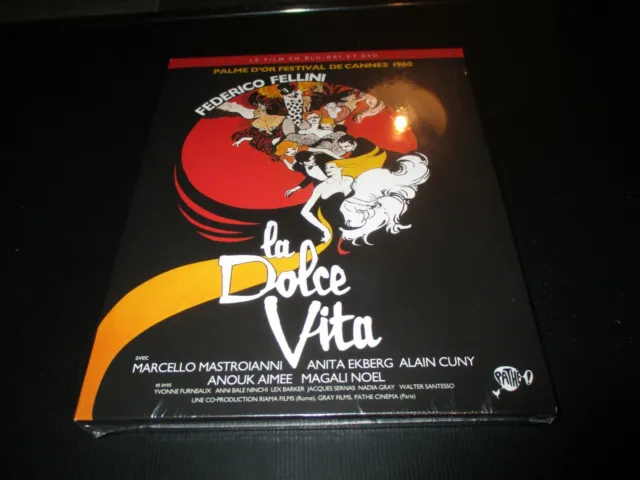 COFFRET BLU-RAY + DVD NF "LA DOLCE VITA" Marcello MASTROIANNI / Federico FELLINI